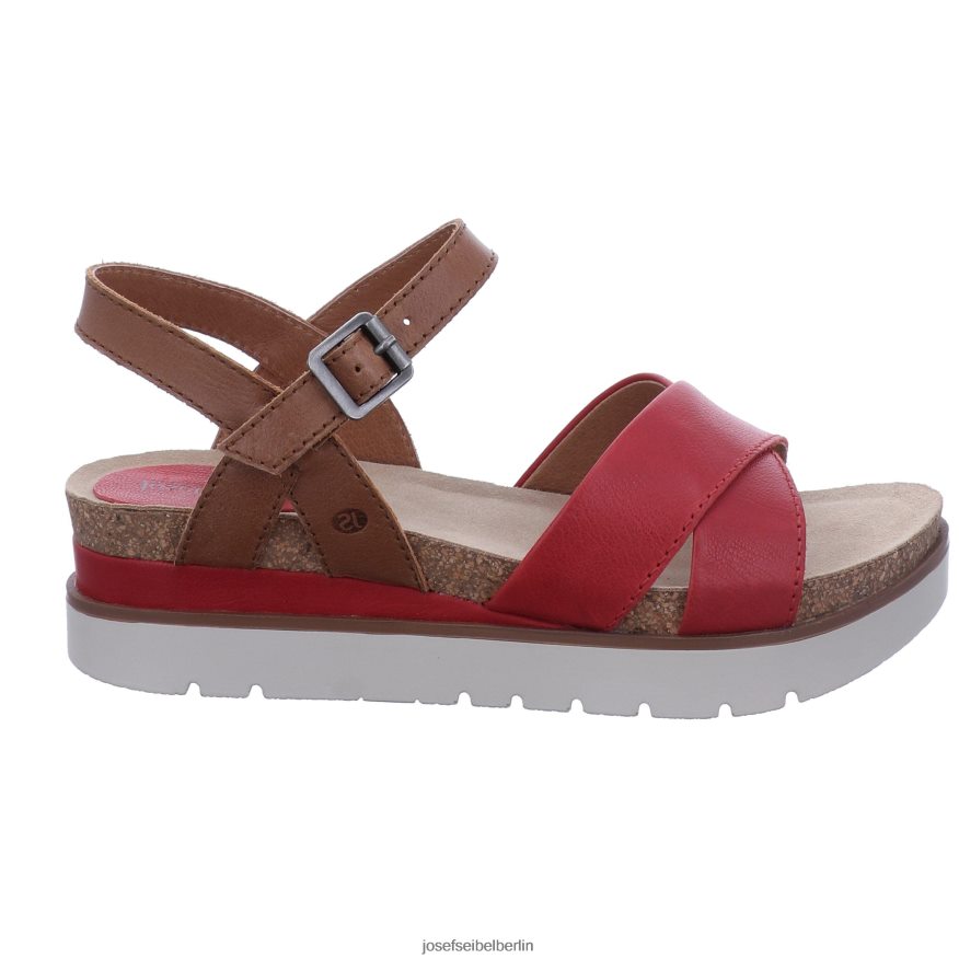 Josef Seibel D6824J123 klar 10 Frauen Rot Sandalen