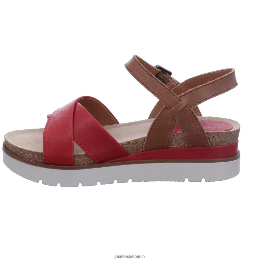Josef Seibel D6824J123 klar 10 Frauen Rot Sandalen