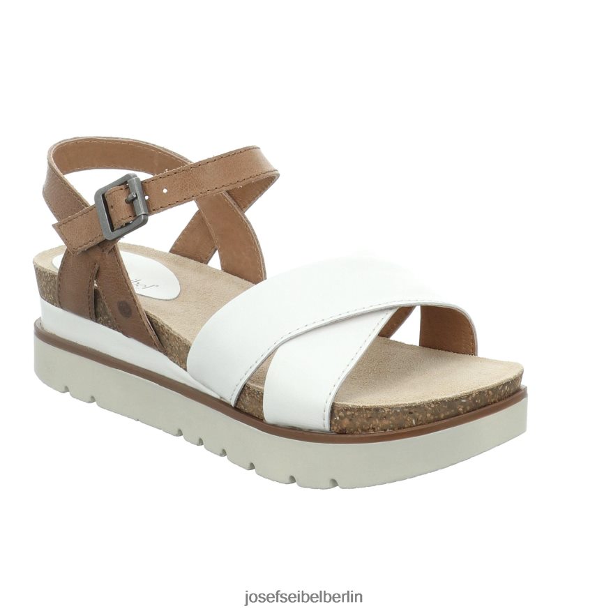 Josef Seibel D6824J125 klar 10 Frauen Weiss Sandalen