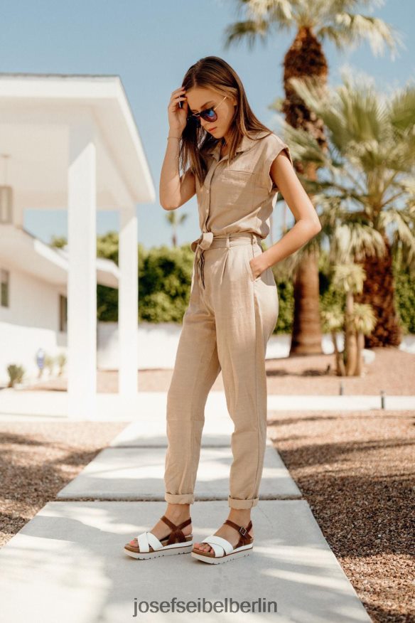 Josef Seibel D6824J125 klar 10 Frauen Weiss Sandalen