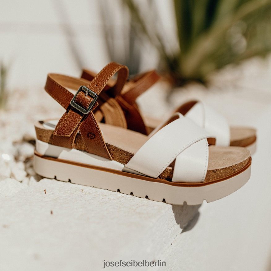 Josef Seibel D6824J125 klar 10 Frauen Weiss Sandalen