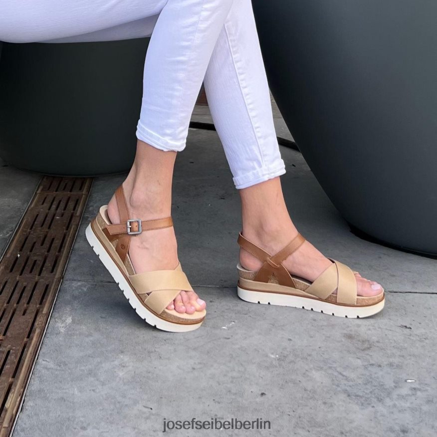 Josef Seibel D6824J128 klar 10 Frauen Creme Sandalen