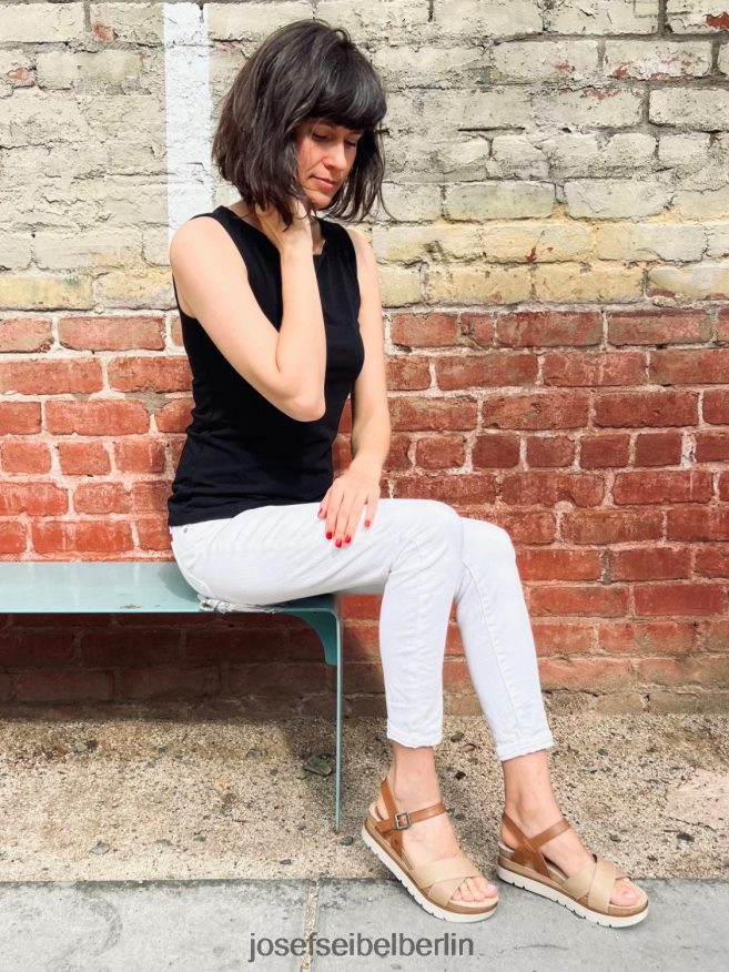 Josef Seibel D6824J128 klar 10 Frauen Creme Sandalen