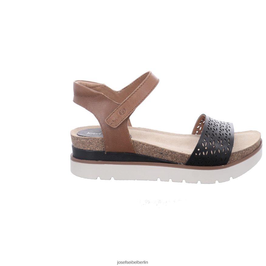 Josef Seibel D6824J130 klar 09 Frauen Schwarz Sandalen