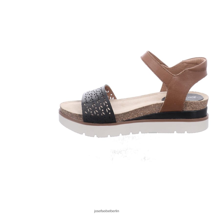 Josef Seibel D6824J130 klar 09 Frauen Schwarz Sandalen