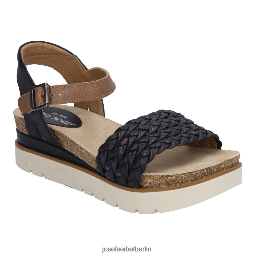 Josef Seibel D6824J62 klar 16 Frauen Schwarz Sandalen