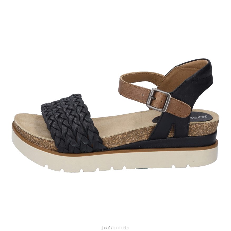 Josef Seibel D6824J62 klar 16 Frauen Schwarz Sandalen