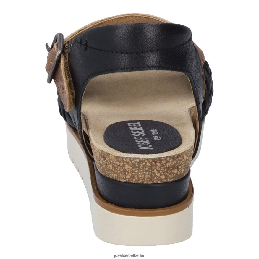 Josef Seibel D6824J62 klar 16 Frauen Schwarz Sandalen