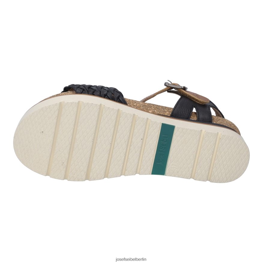 Josef Seibel D6824J62 klar 16 Frauen Schwarz Sandalen