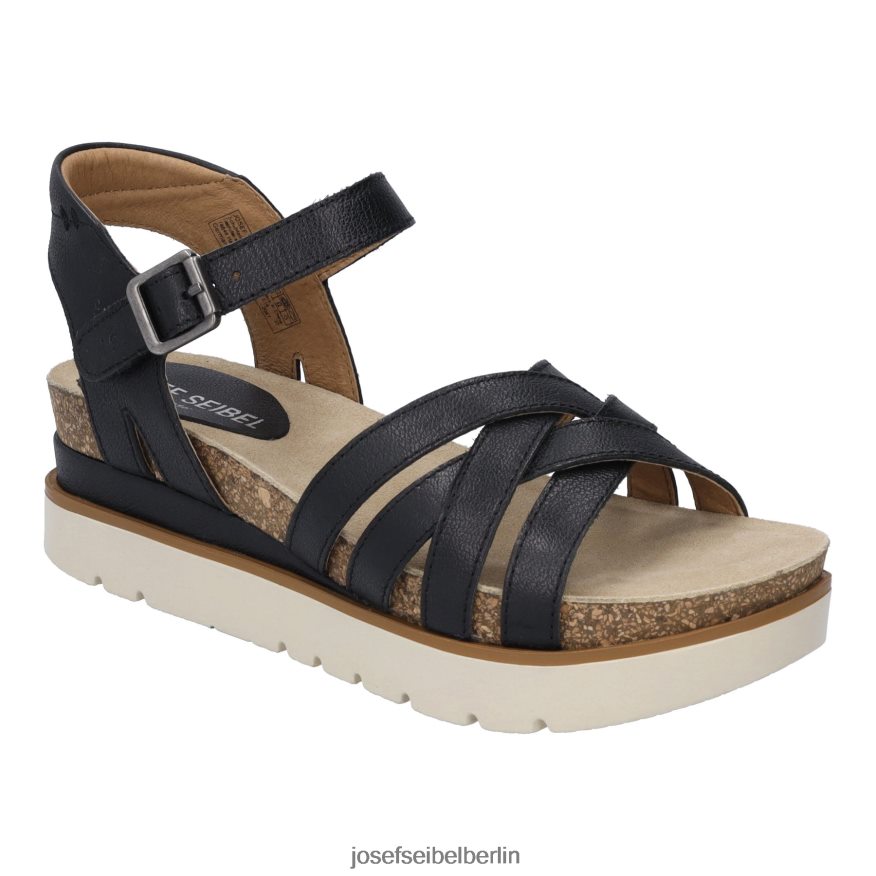 Josef Seibel D6824J97 klar 14 Frauen Schwarz Sandalen