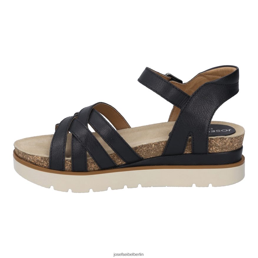 Josef Seibel D6824J97 klar 14 Frauen Schwarz Sandalen