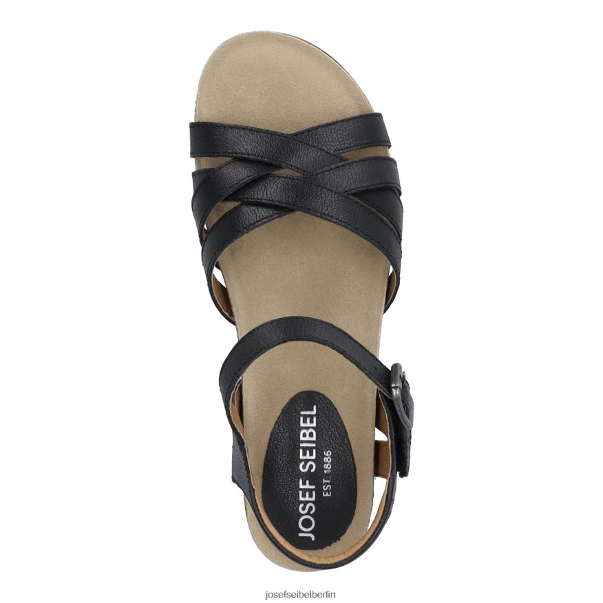 Josef Seibel D6824J97 klar 14 Frauen Schwarz Sandalen