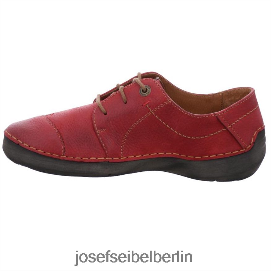 Josef Seibel D6824J23 Fergey 20 Frauen Rot Schnürschuhe