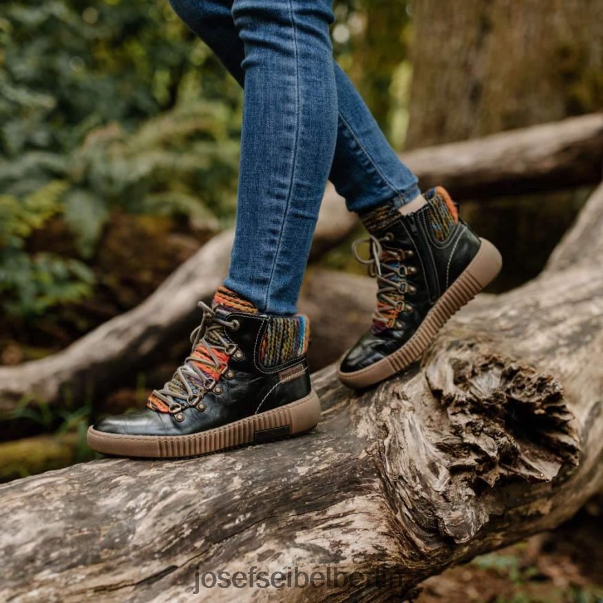 Josef Seibel D6824J223 Maren 06 Frauen Schwarz Stiefel