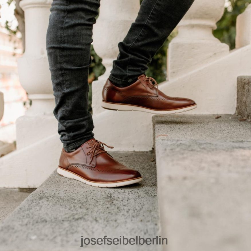Josef Seibel D6824J281 Tyler 33 Männer Cognac Schnürschuhe