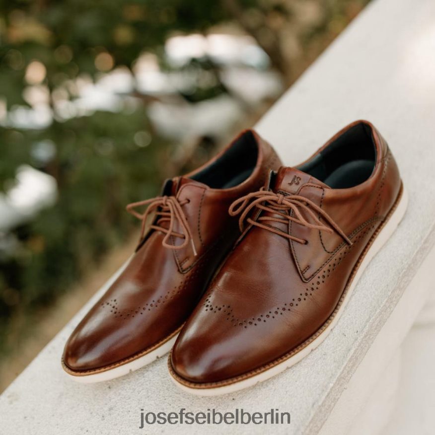 Josef Seibel D6824J281 Tyler 33 Männer Cognac Schnürschuhe