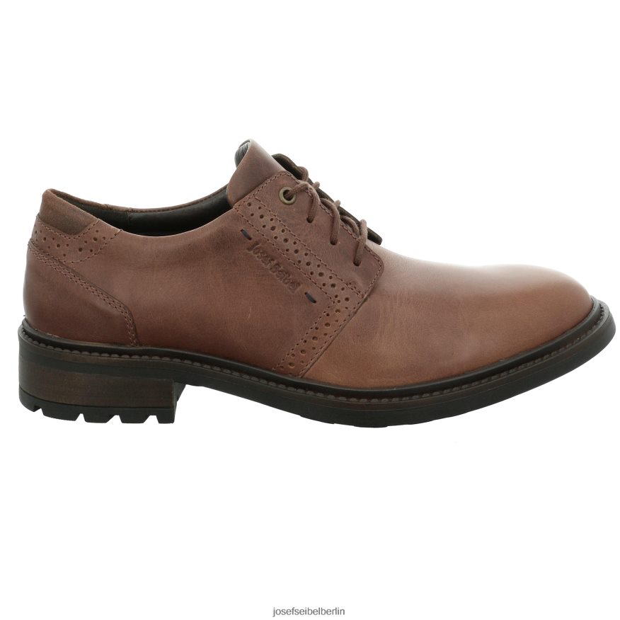 Josef Seibel D6824J334 Oscar 42 Männer castagne Schnürschuhe