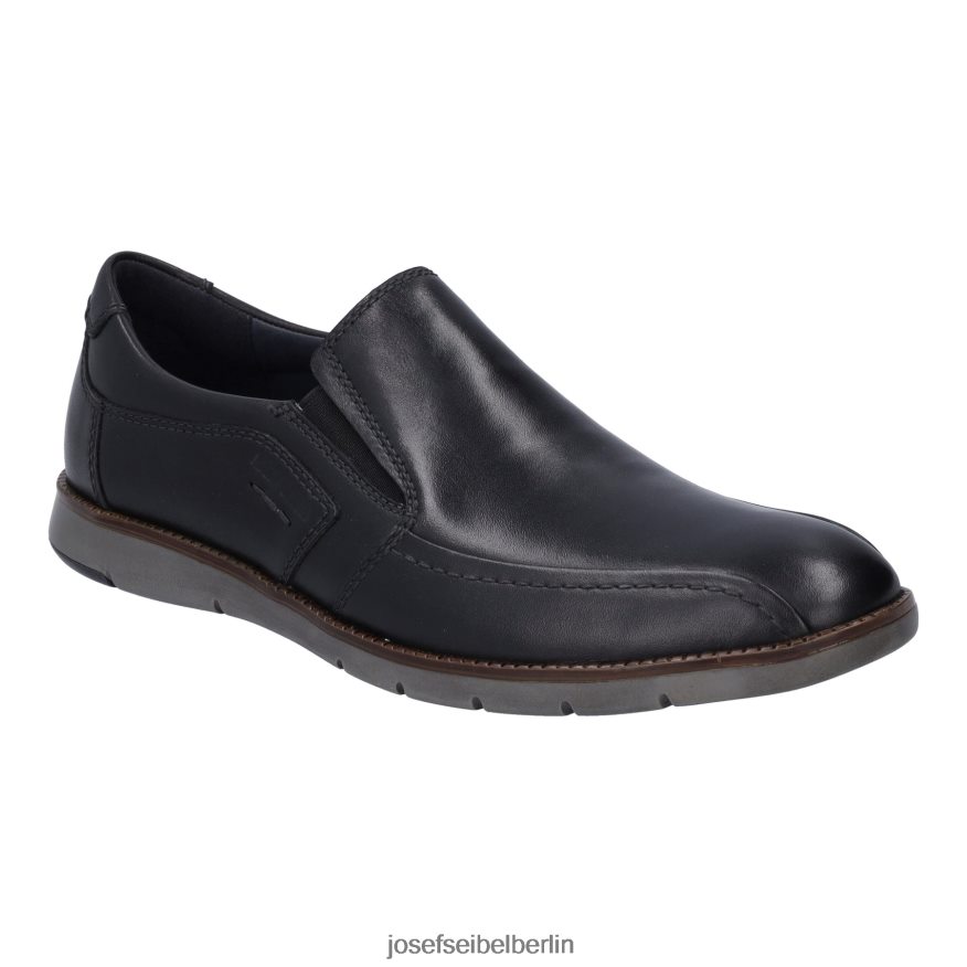 Josef Seibel D6824J295 Tyler 38 Männer Schwarz Slip-On-Schuhe