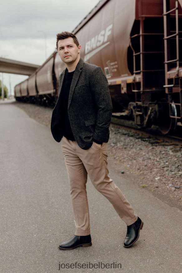 Josef Seibel D6824J351 Anfang 08 Männer Schwarz Stiefel